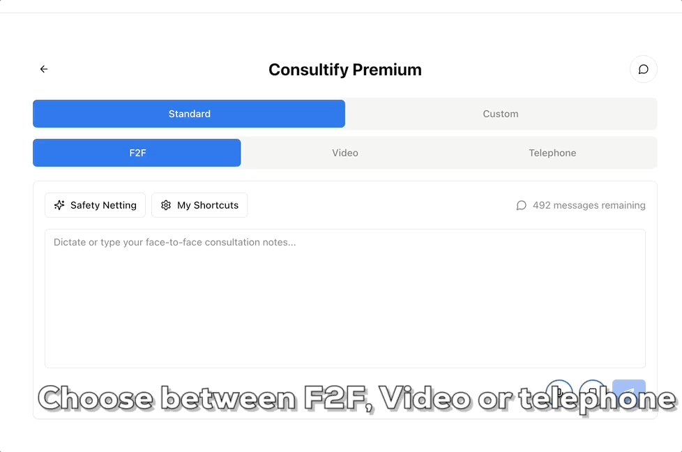 Custom letter templates demonstration