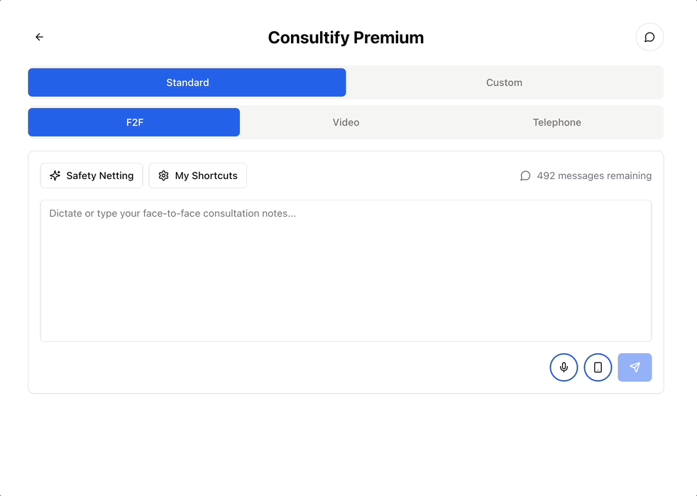 Desktop Recording Interface